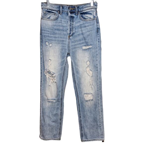 Urban outfitters BDG High rise straight baggy jeans size 26 distressed 90's Y2K - Picture 1 of 5